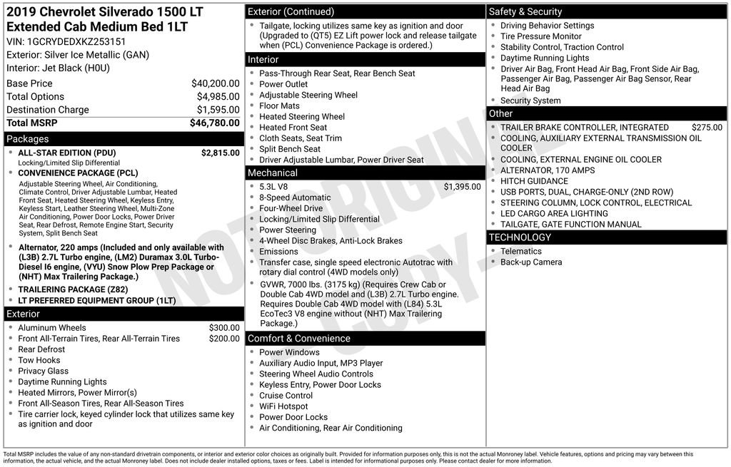 Used 2019 Chevrolet Silverado 1500 LT w/ All-Star Edition image 5