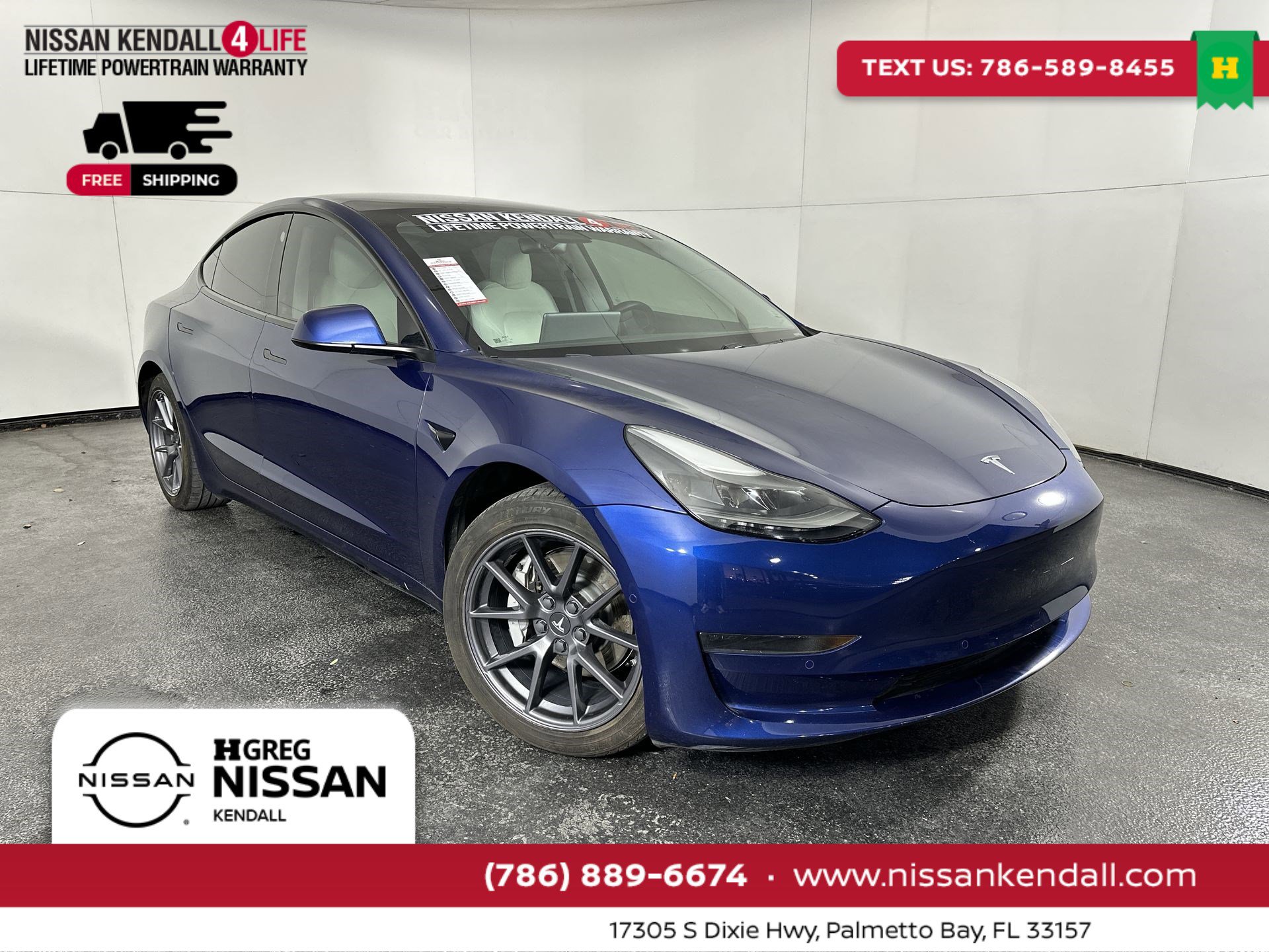 Used 2021 Tesla Model 3 Standard Range Plus image 1