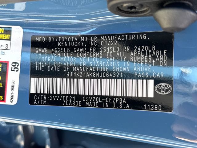 Used 2022 Toyota Camry TRD w/ TRD Package w/JBL Audio image 22