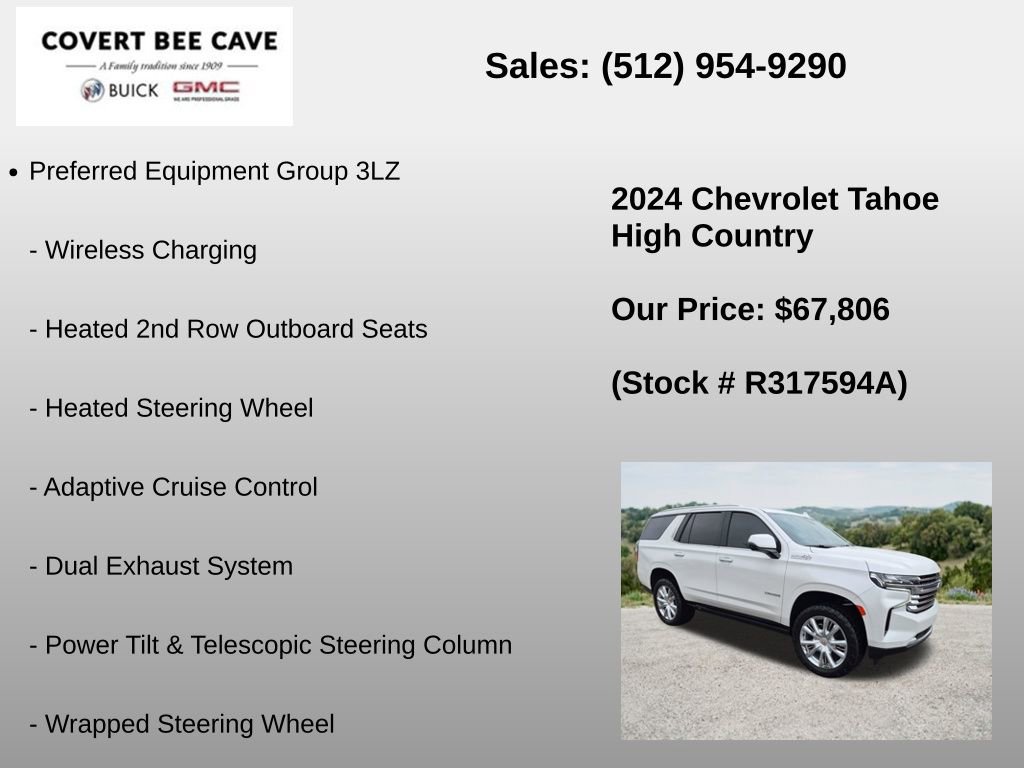 Used 2024 Chevrolet Tahoe High Country w/ Premium Package AWD/4WD image 18
