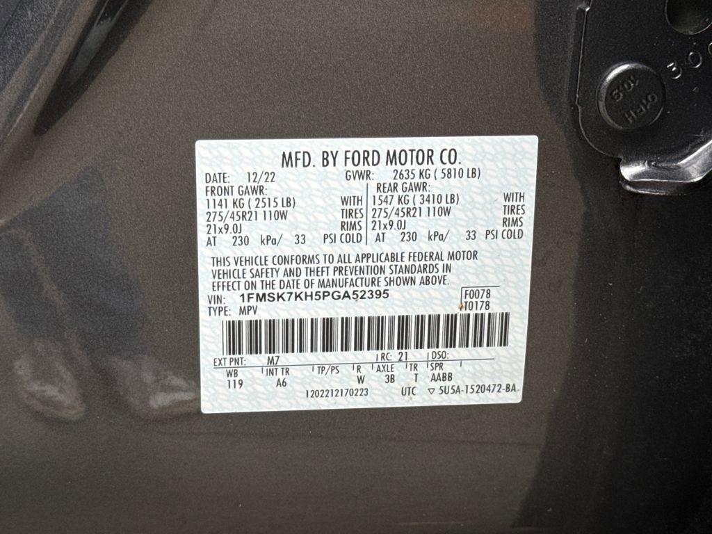 Used 2023 Ford Explorer ST-Line w/ Class IV Trailer Tow Package image 30