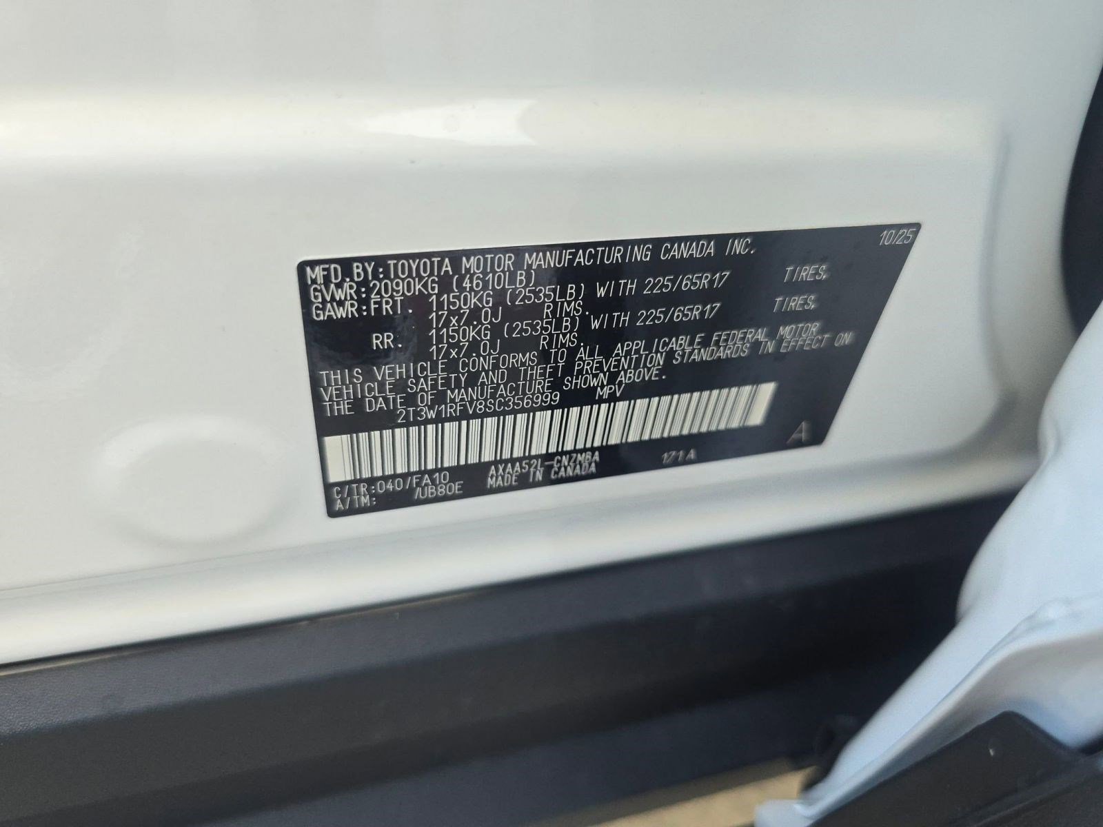 New 2025 Toyota RAV4 XLE w/ Convenience Package image 20