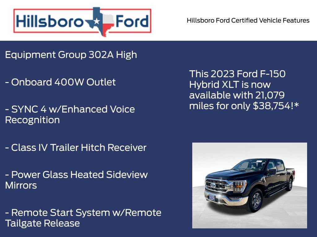 Used 2023 Ford F150 XLT w/ Equipment Group 302A High image 5