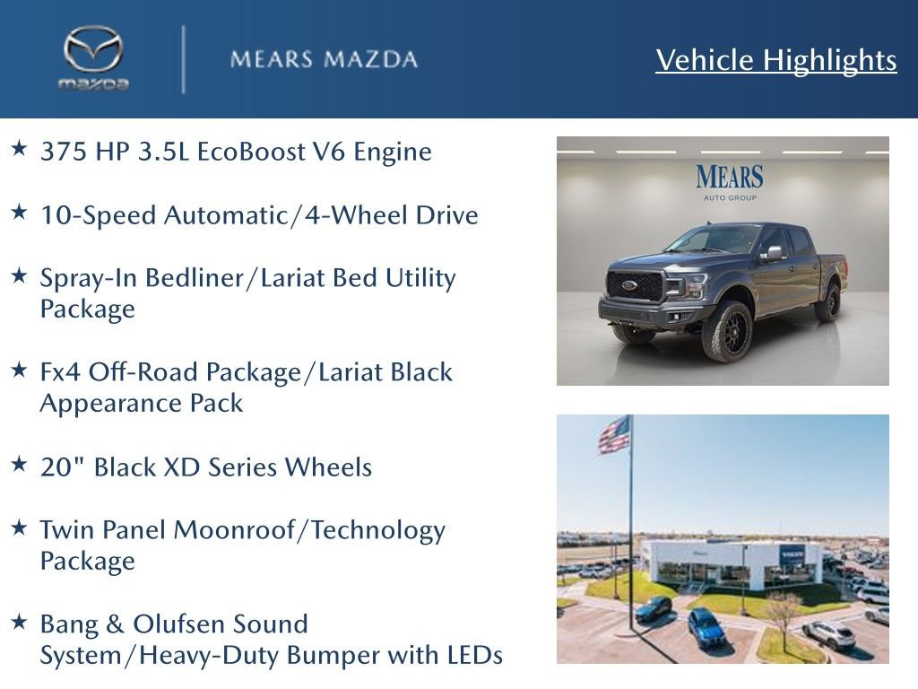 Used 2020 Ford F150 Lariat w/ Equipment Group 502A Luxury image 2