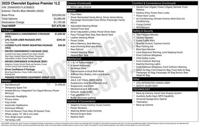 Used 2020 Chevrolet Equinox Premier AWD/4WD image 5