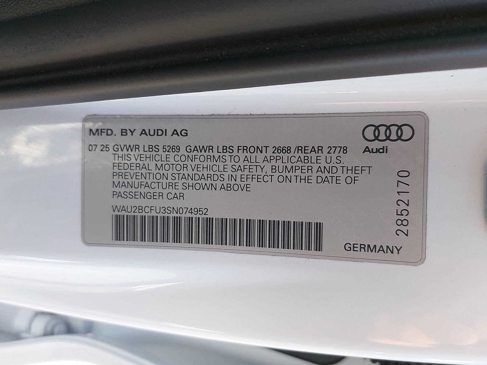 Certified 2025 Audi A5 2.0T Premium Plus w/ Premium Plus AWD/4WD image 41