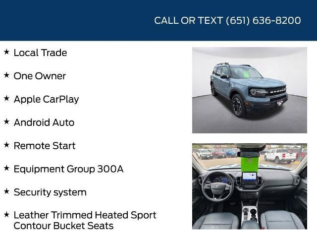 Certified 2023 Ford Bronco Sport Outer Banks AWD/4WD image 5