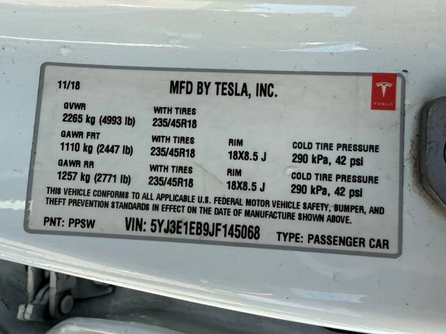 Used 2018 Tesla Model 3 Long Range AWD/4WD image 12