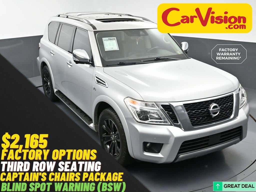 Used 2019 Nissan Armada Platinum w/ Captain's Chairs Package