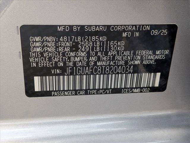 Certified 2026 Subaru Impreza 2.0i Sport AWD/4WD image 25