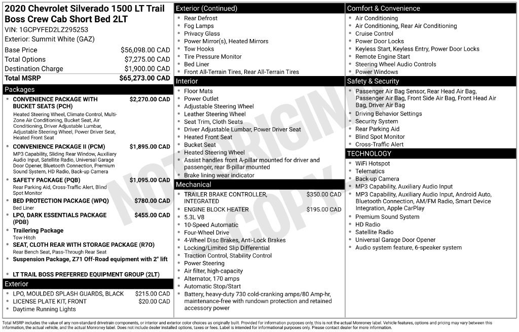 Used 2020 Chevrolet Silverado 1500 LT Trail Boss AWD/4WD image 29