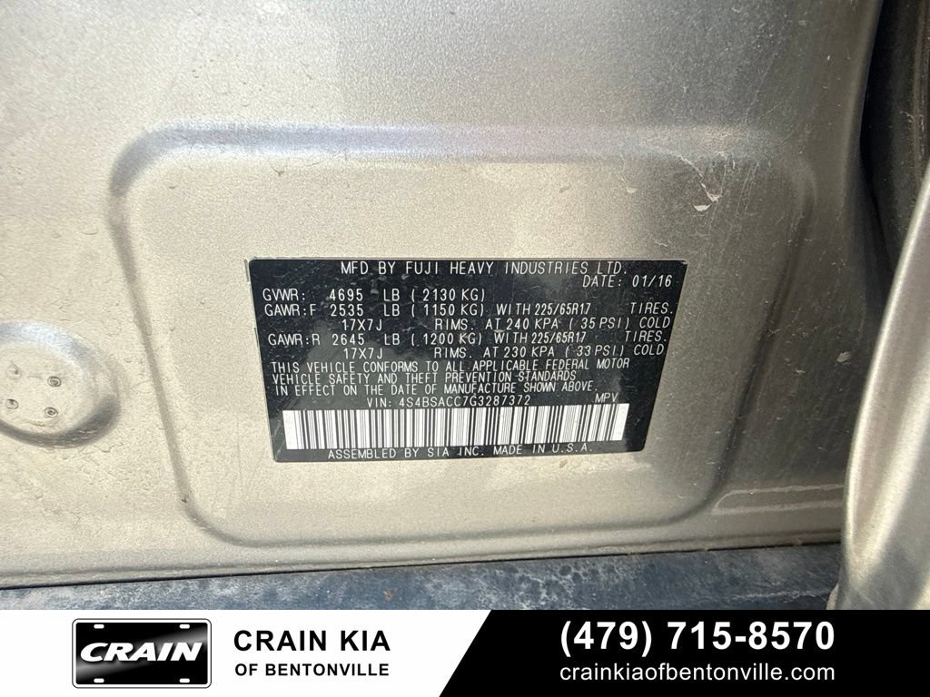 Used 2016 Subaru Outback 2.5i Premium AWD/4WD image 17