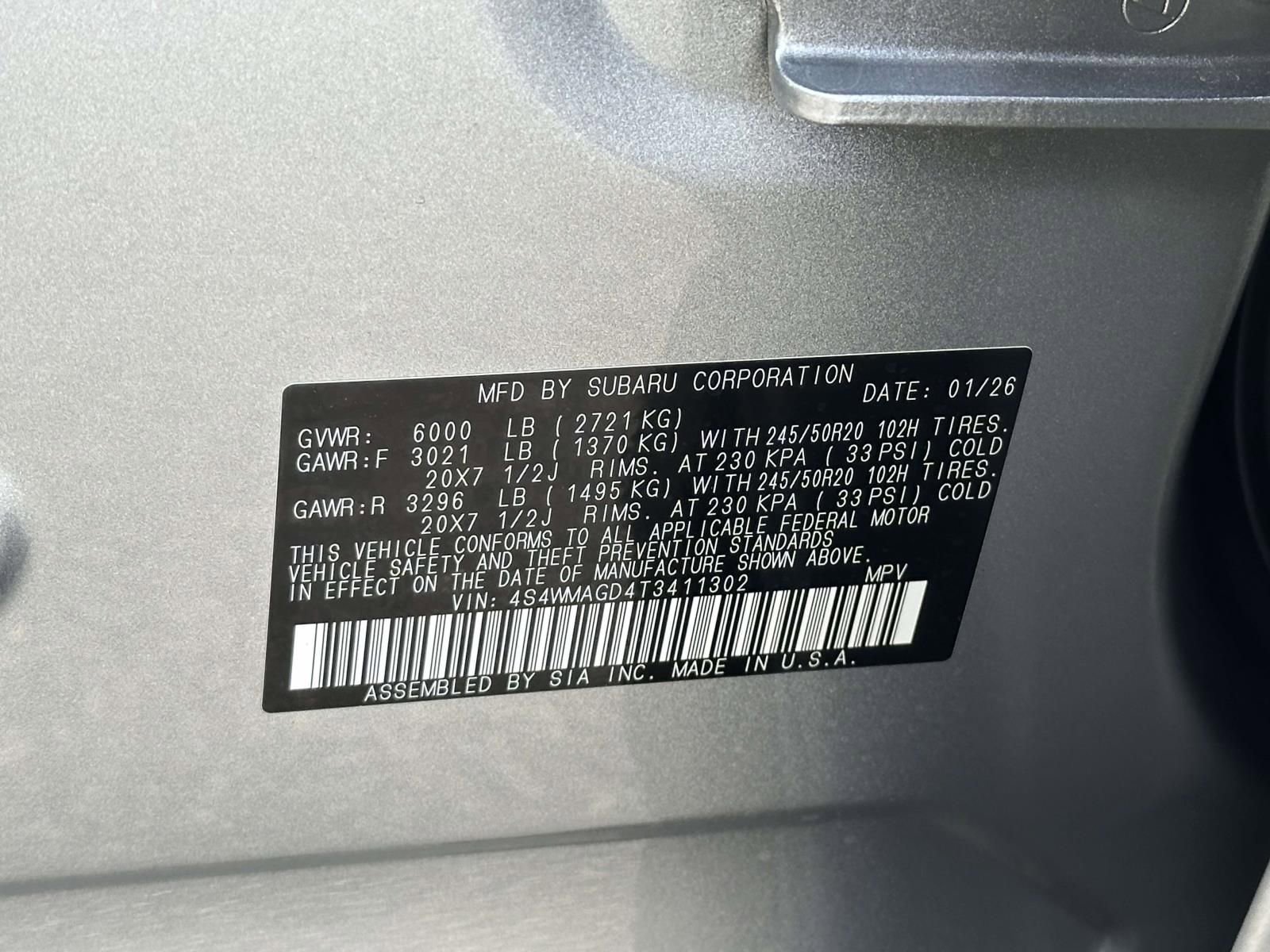 New 2026 Subaru Ascent Limited image 15