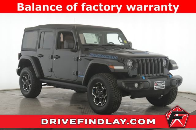 Used 2022 Jeep Wrangler Unlimited Rubicon 4xe w/ Safety Group AWD/4WD image 1