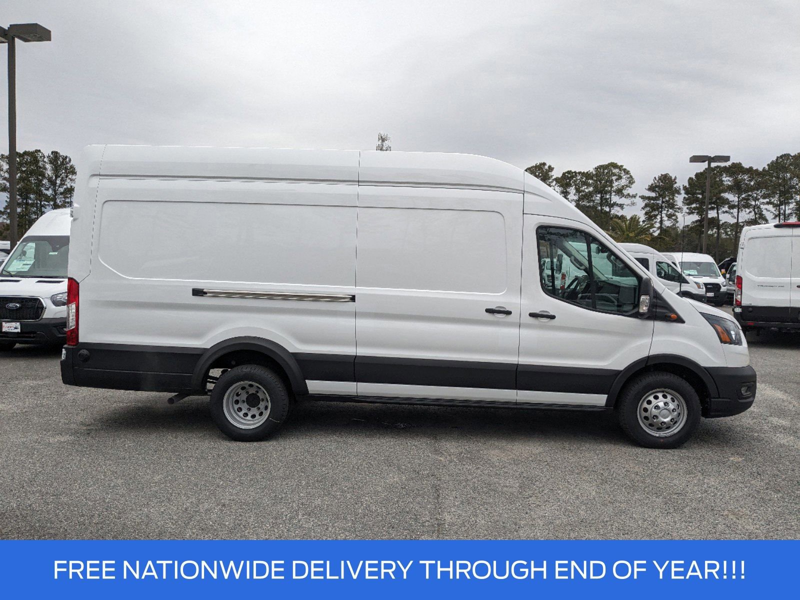 New 2024 Ford Transit 350 148 High Roof DRW AWD w/ Exterior Upgrade Package image 3