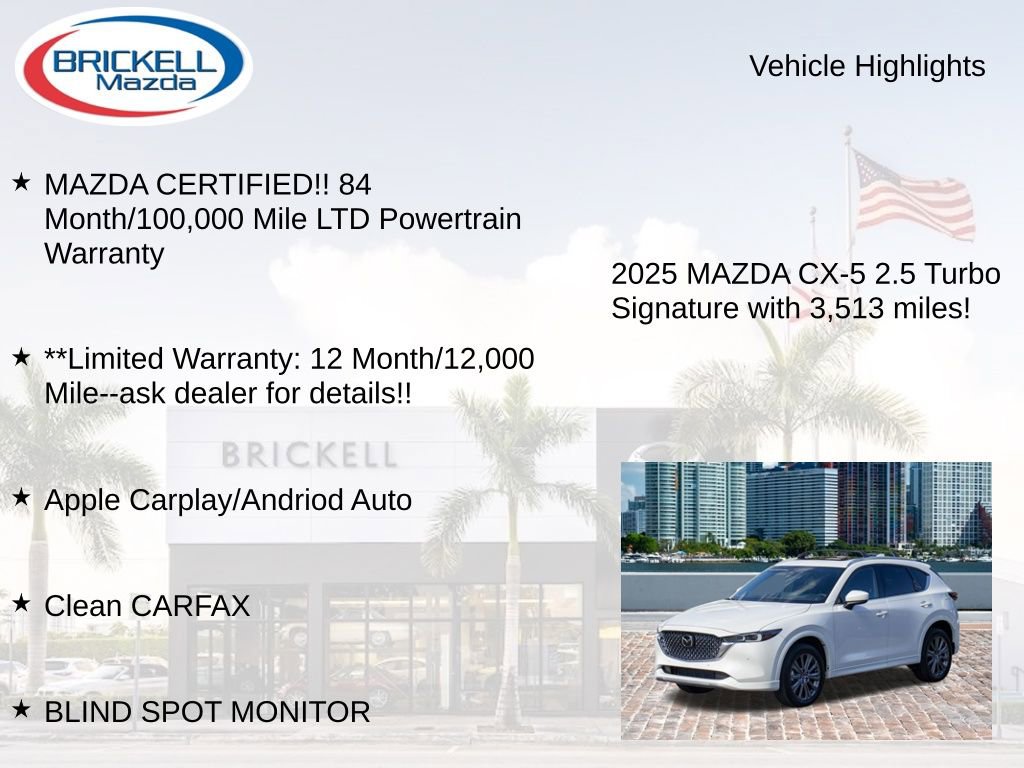 Used 2025 MAZDA CX-5 Signature image 17