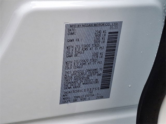 New 2025 Nissan Murano SL w/ Cargo Package image 10