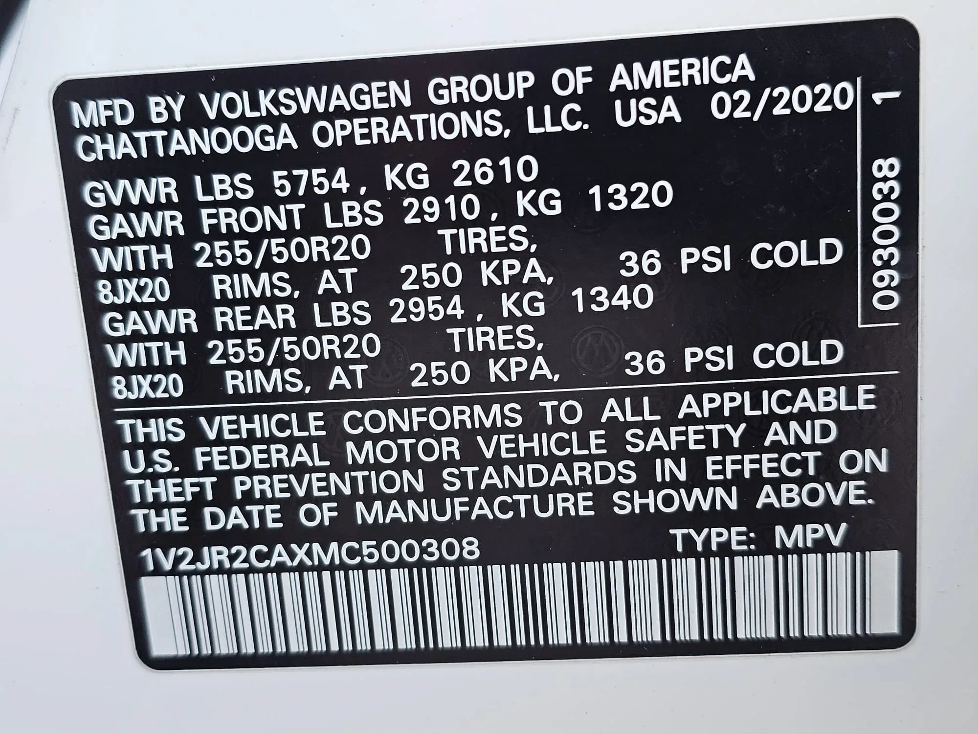 Used 2021 Volkswagen Atlas SE w/ Panoramic Sunroof Package FWD image 31