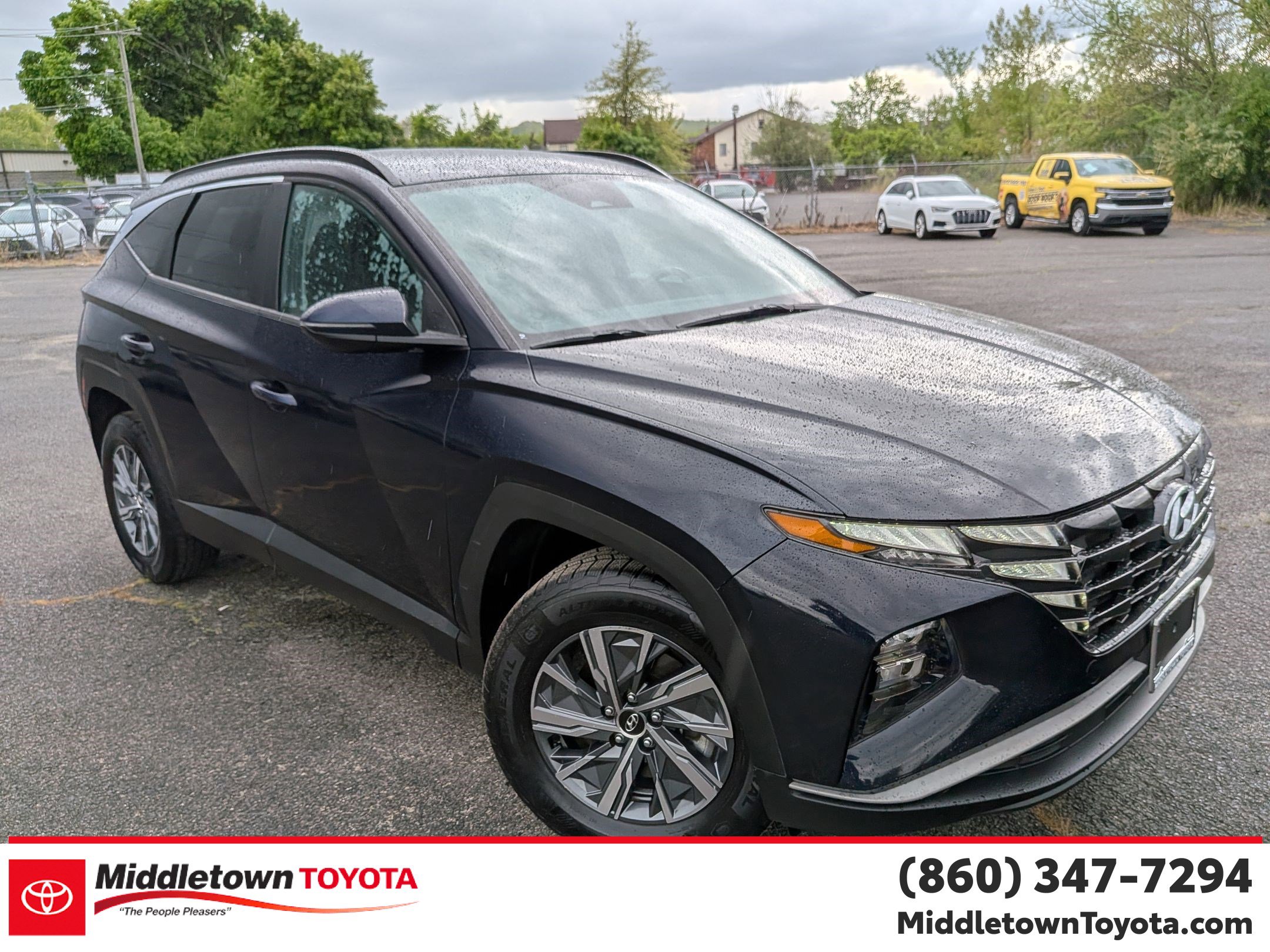 Used 2022 Hyundai Tucson Blue AWD/4WD image 1