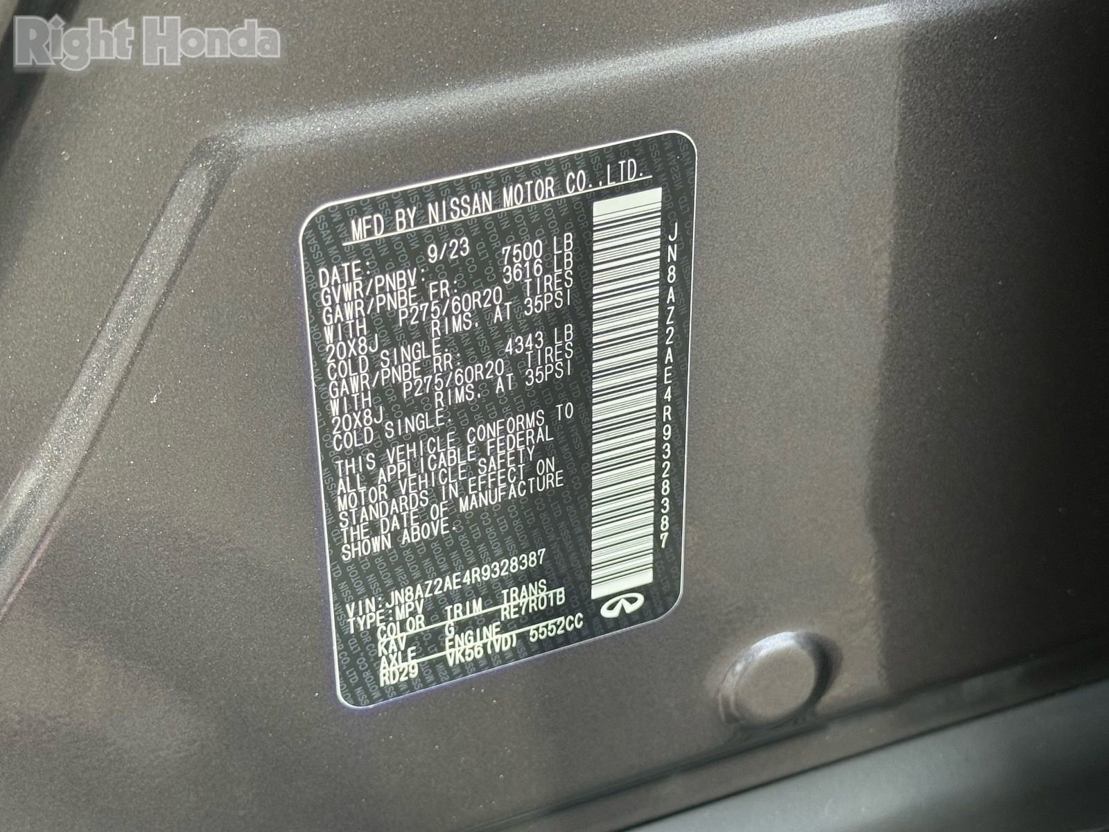 Used 2024 INFINITI QX80 Luxe image 34