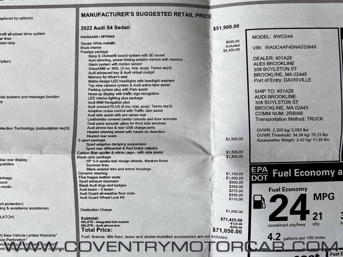 Used 2022 Audi S4 Prestige w/ Prestige Package image 18