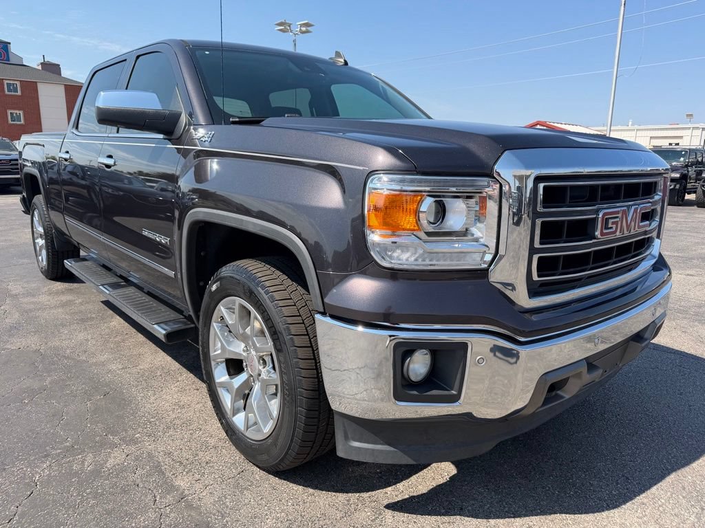 Used 2015 GMC Sierra 1500 SLT w/ SLT Crew Cab Value Package AWD/4WD image 3