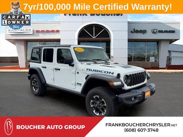 Certified 2024 Jeep Wrangler Unlimited Rubicon 4xe AWD/4WD image 1