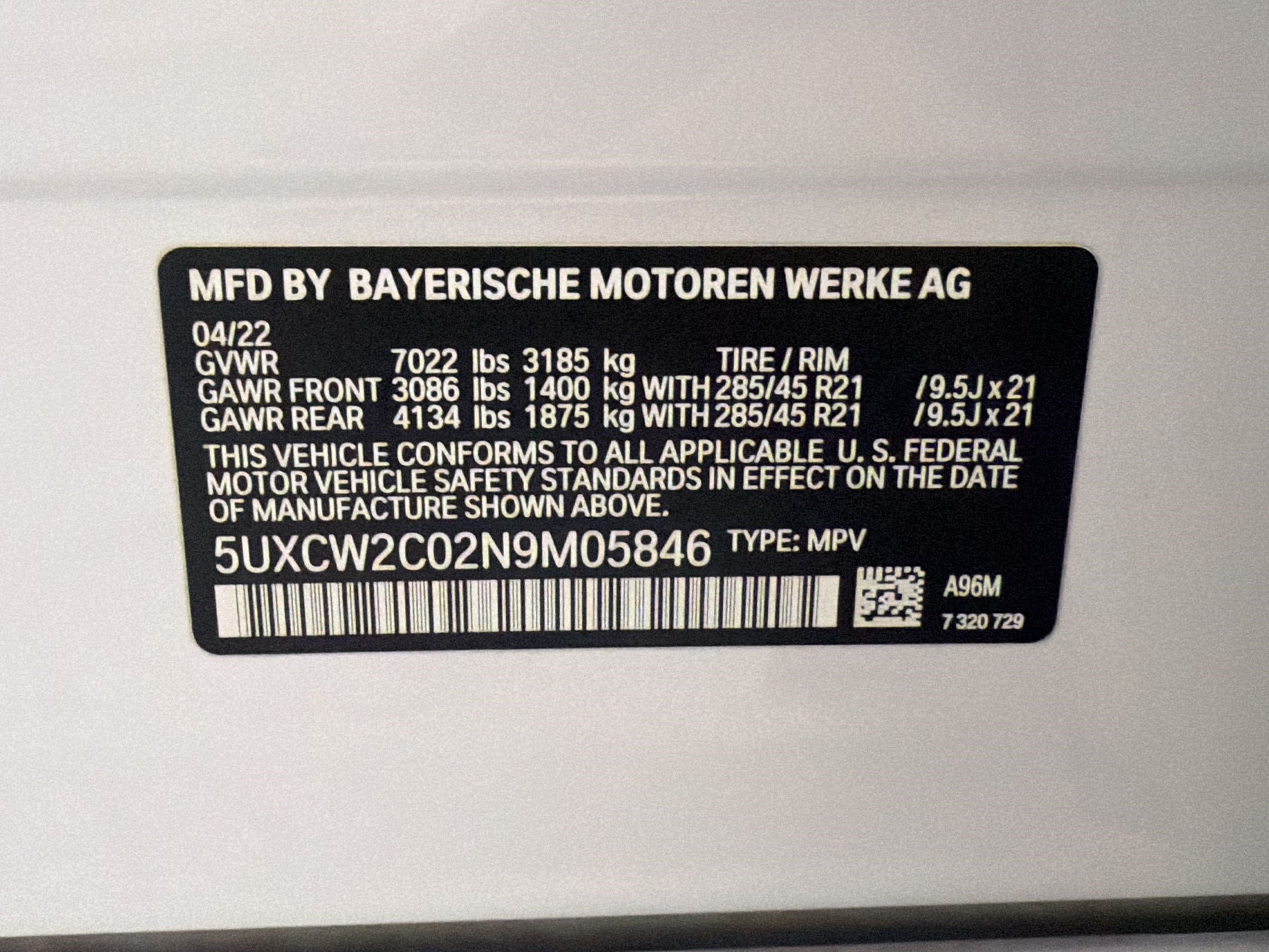 Used 2022 BMW X7 xDrive40i w/ Cold Weather Package AWD/4WD image 27