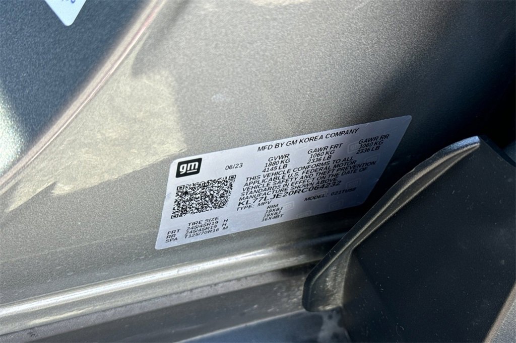 Used 2024 Chevrolet Trax RS w/ Sunroof Package image 25