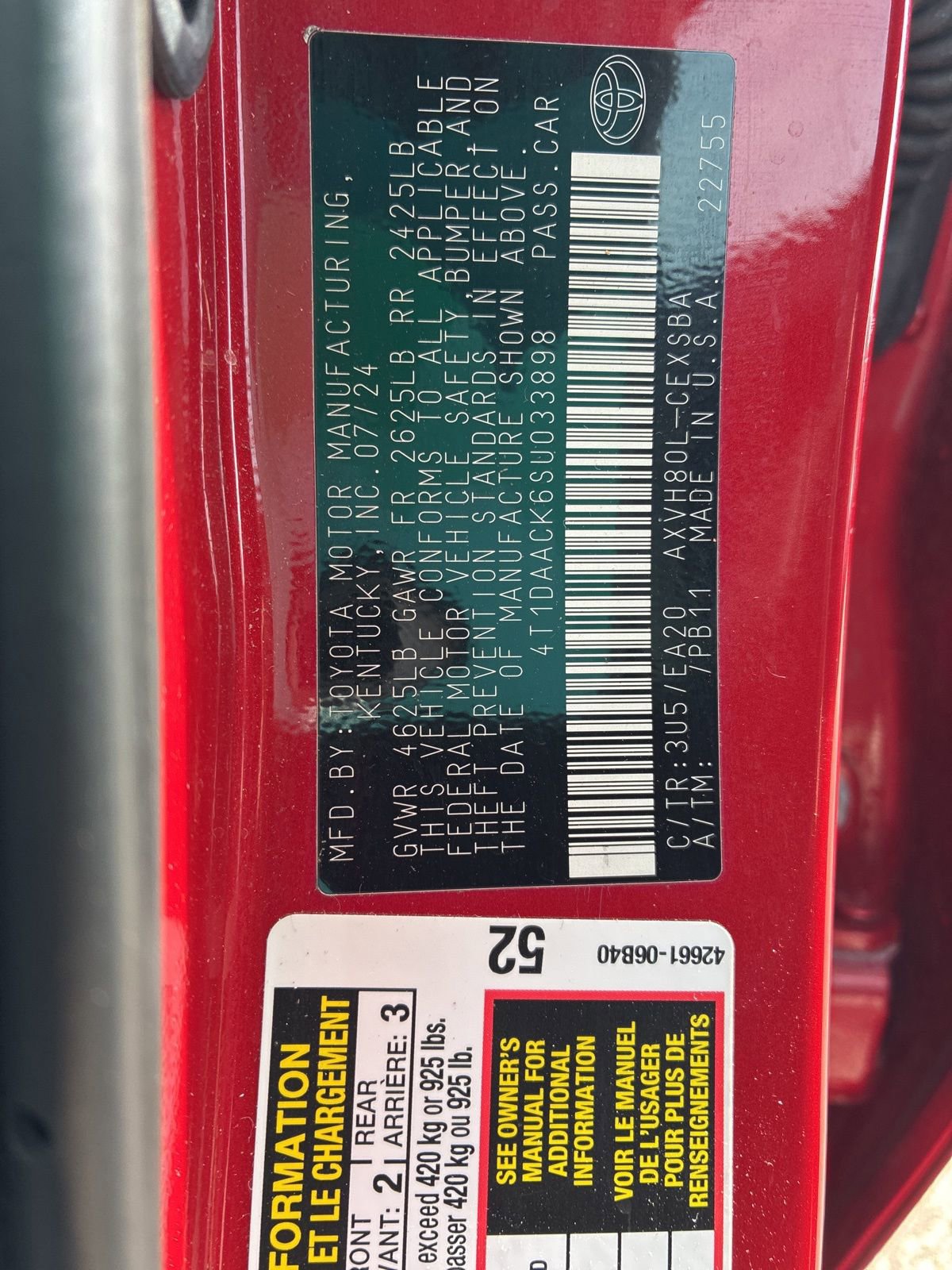 Used 2025 Toyota Camry SE FWD image 43