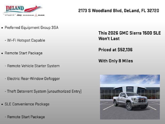 New 2026 GMC Sierra 1500 SLE AWD/4WD image 29