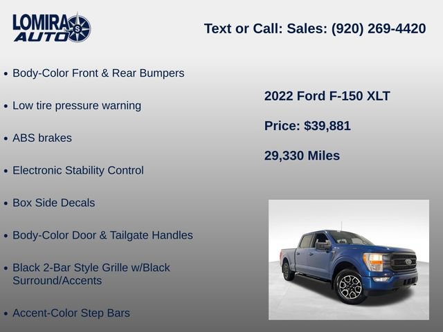 Used 2022 Ford F150 XLT w/ Equipment Group 301A Mid AWD/4WD image 33