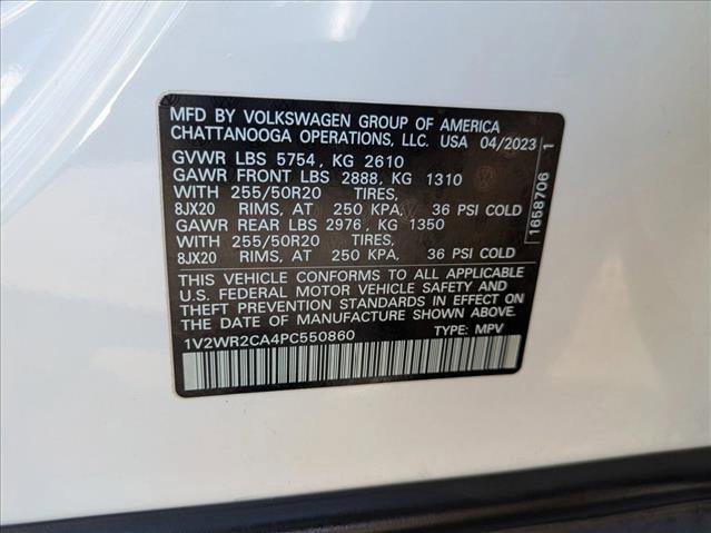 Used 2023 Volkswagen Atlas SE w/ Black Wheel Package image 24