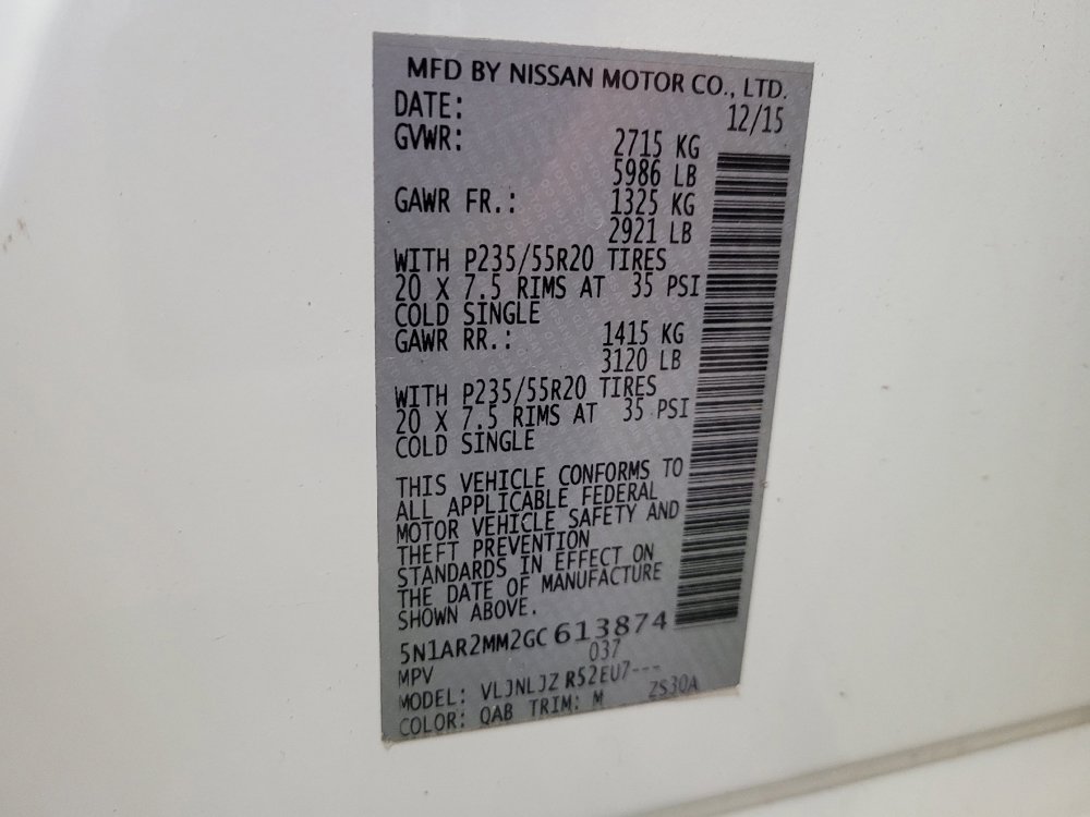 Used 2016 Nissan Pathfinder Platinum image 33