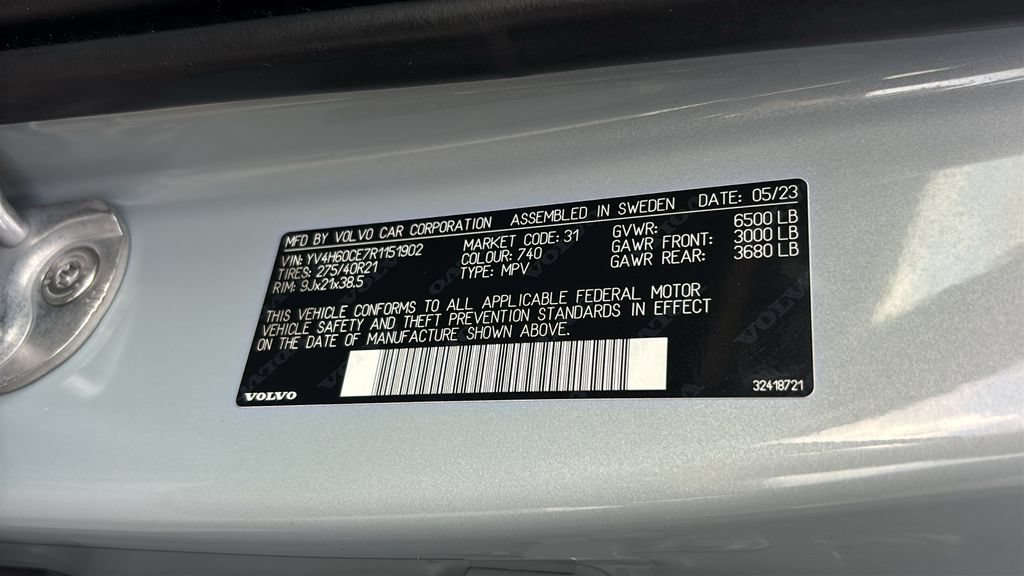 Used 2024 Volvo XC90 T8 Plus w/ Protection Package Premier AWD/4WD image 33