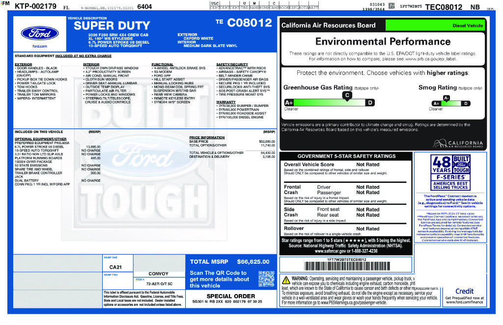 Certified 2026 Ford F250 XL AWD/4WD image 9