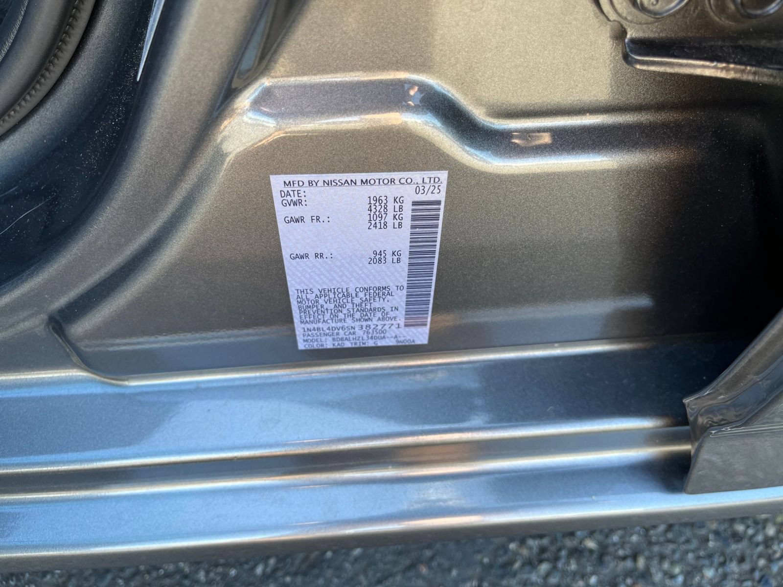 Used 2025 Nissan Altima 2.5 SV FWD image 29