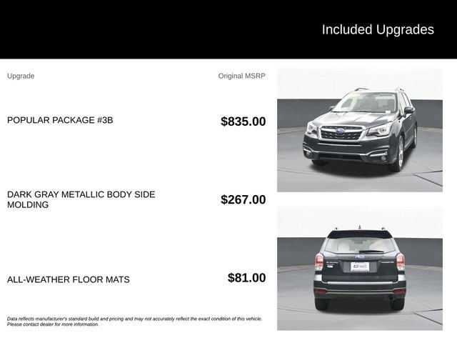 Used 2018 Subaru Forester 2.5i Touring w/ Popular Package #3B AWD/4WD image 9