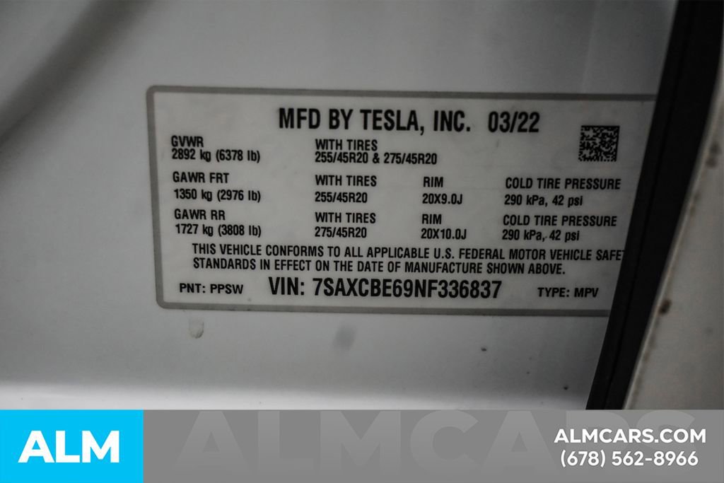 Used 2022 Tesla Model X Plaid AWD/4WD image 54
