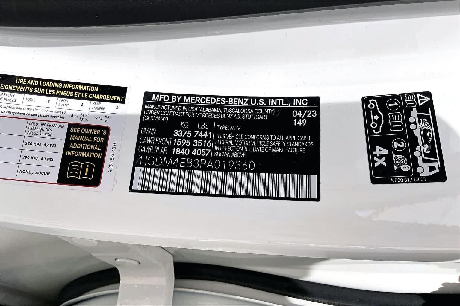 Used 2023 Mercedes-Benz EQS 580 4MATIC SUV image 35