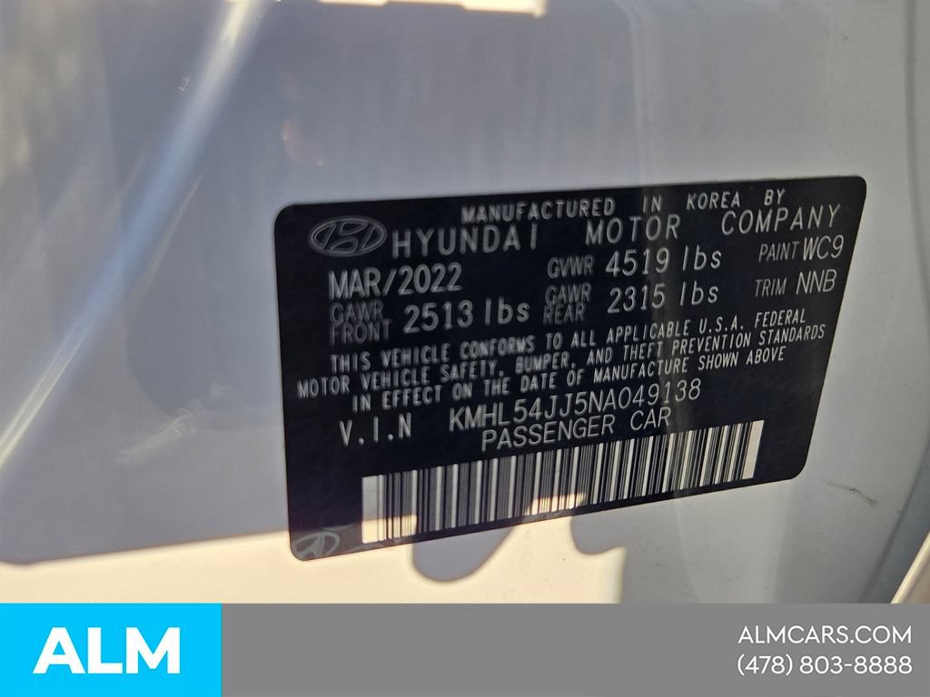 Used 2022 Hyundai Sonata Limited FWD image 13