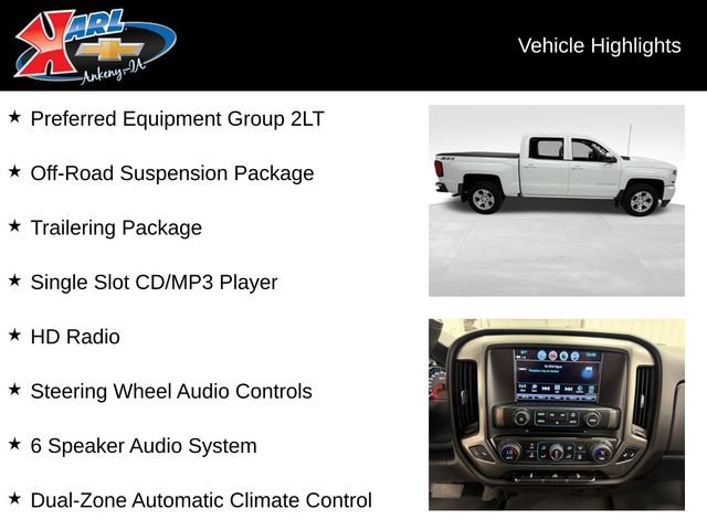 Certified 2018 Chevrolet Silverado 1500 LT w/ All Star Edition AWD/4WD image 2