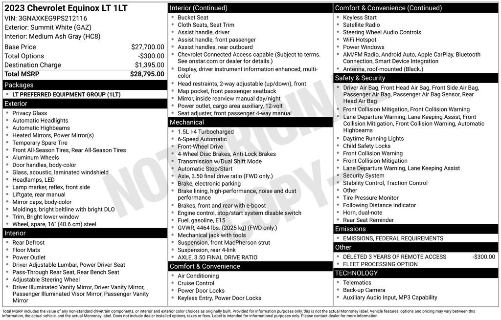 Used 2023 Chevrolet Equinox LT image 41