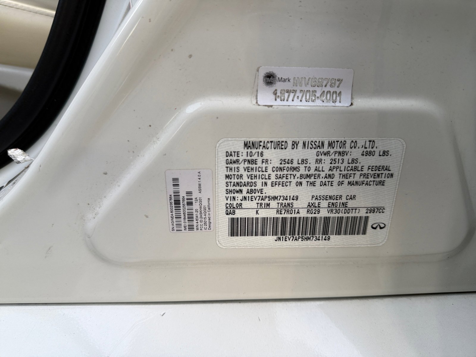 Used 2017 INFINITI Q50 3.0t Premium w/ 3.0T Premium Plus Package image 25