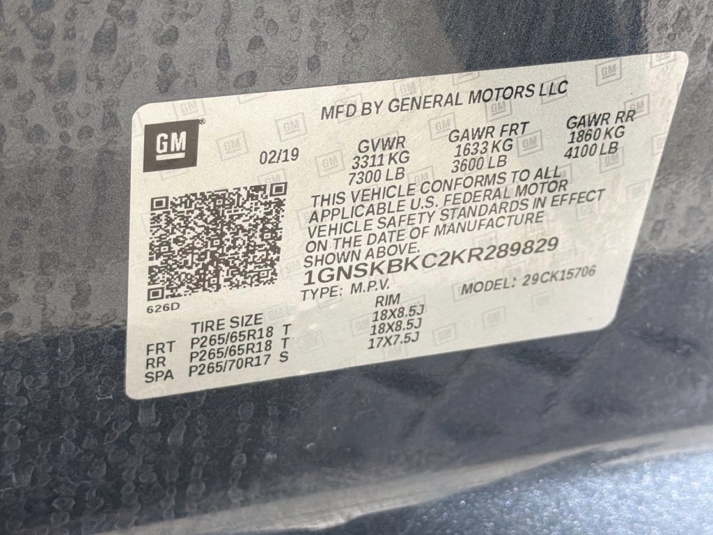 Used 2019 Chevrolet Tahoe LT AWD/4WD image 32