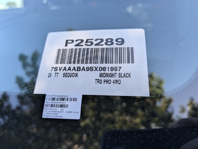 Certified 2025 Toyota Sequoia TRD Pro w/ Tow Technology Package AWD/4WD image 40
