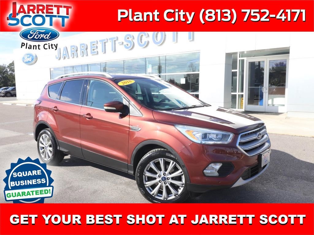 Certified 2018 Ford Escape Titanium w/ Ford Safe & Smart Package