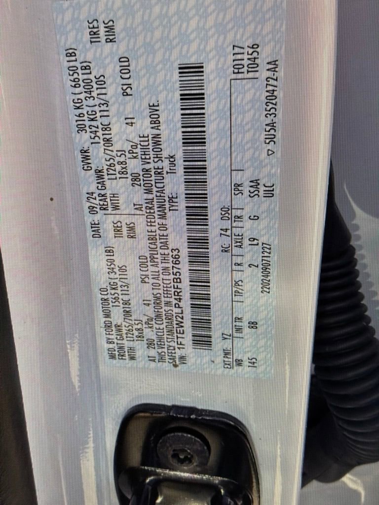 Used 2024 Ford F150 STX w/ Equipment Group 201A FX4 AWD/4WD image 46