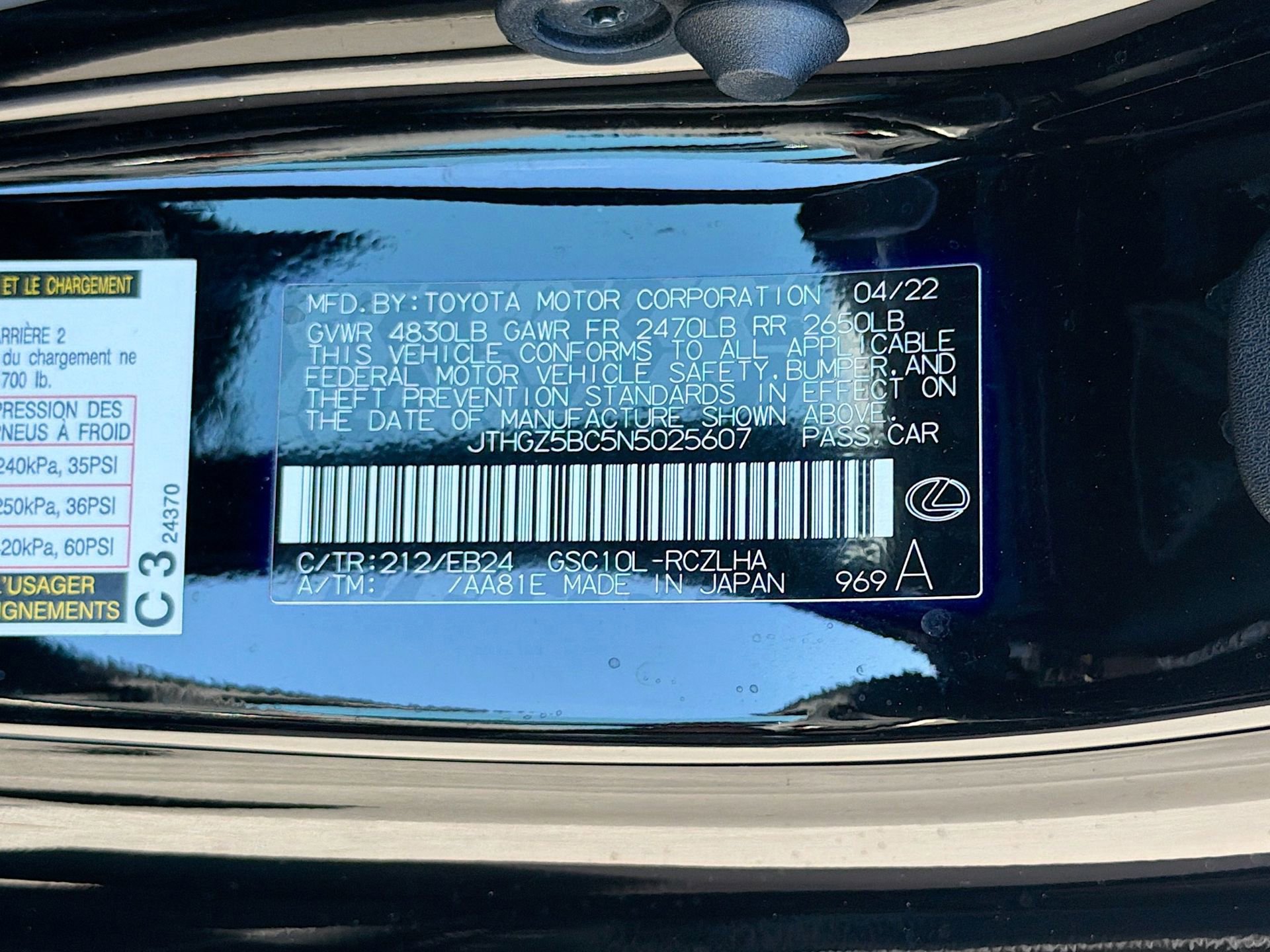 Used 2022 Lexus RC 350 F Sport image 43