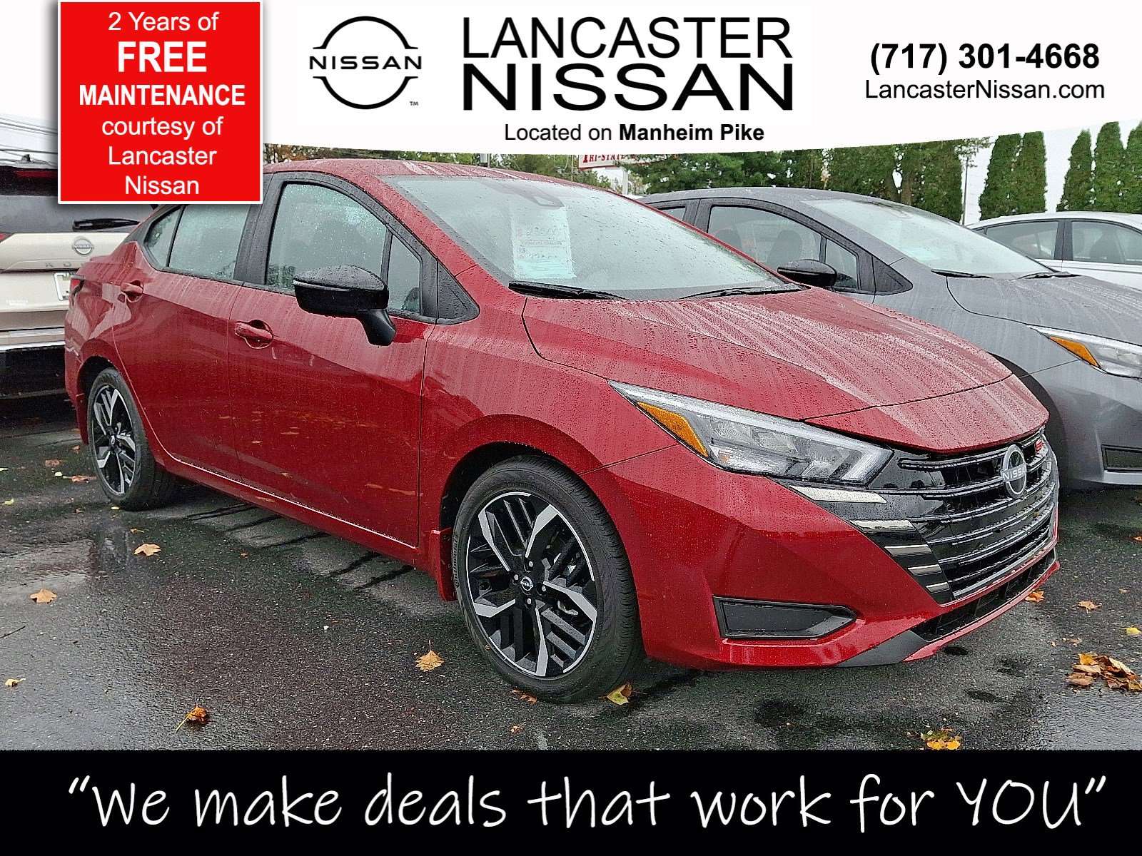 New 2025 Nissan Versa SR w/ Trunk Package